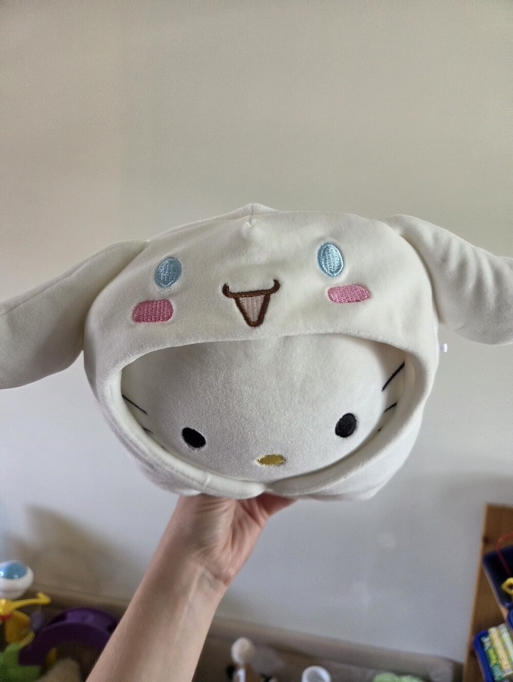 Easter Hello Kitty Squishmallows In Cinnamoroll Hoodie 8" Little Plush Toy - Picture 3 of 8